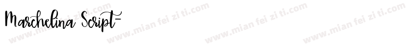 Marchelina Script字体转换